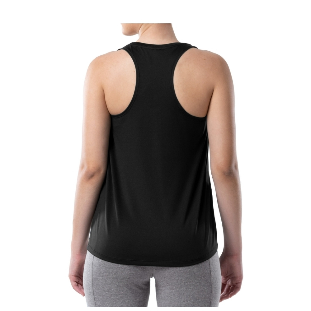 Women's Athletic Works Black Gray Camo Moisture Wick Racer Back Tank Top Medium - Picture 6 of 12